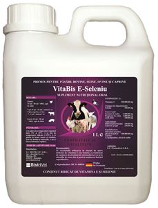 VitaBis E-Seleniu 1 l - Premix pentru păsări, iepuri, rumegătoare și suine