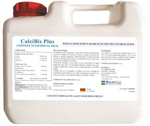 CalciBis Plus 5 l - Furaj complementar dietetic pentru păsări și suine