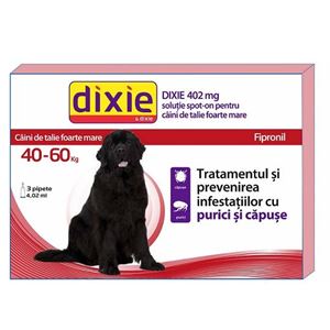 Dixie spot on dog XL 4,02 ml X 3 buc/cutie