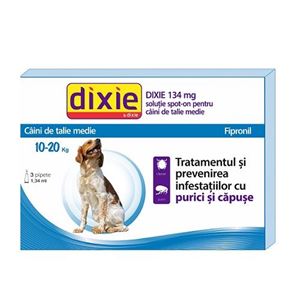 Dixie spot on dog M 1,34 ml X 3 buc/cutie