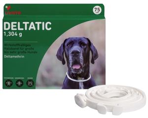 Deltatic 75 cm, zgardă antiparazitară pentru câini de talie mare