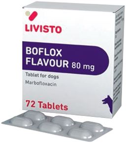 Picture of Boflox flavour 80 mg 72 tabletta