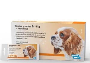 Fiprin 67 mg spot dog S 25 x 0.67 ml